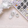 Diamante de Cristal K9 Ovalado huevo de paloma Rojo neto joyería para uñas fondo puntiagudo forma especial diamante grande accesorios de diamante de cristal blanco transparente