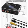 Nuevo Receptor Transmisor Bluetooth de Audio V5.4 2 en 1 Estéreo Canal Dual RCA AUX con Micrófono
