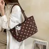Bolso cubo de lunares de gran capacidad de moda transfronterizo, colección de otoño, bolso de mano y bandolera versátil y moderno para mujer