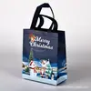 Bolsa de Natal Não Tecida Spot 2025 Personalizada Laminada Grande Sacola de Compras Sacola de Embalagem Sacola de Presente Atacado