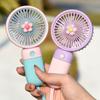 Série portátil ao ar livre com ventilador de cordão de mesa nova flor mini ventilador estudante flor fresca
