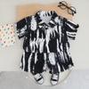 Traje Delgado de Verano para Niños de Manga Corta 2024 Nueva Moda Ropa de Verano para Bebé Camisa Infantil Conjunto de Dos Piezas a la Moda