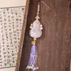 Pingente de Brocado Dinastia Song Feito à Mão Forma de Abóbora DIY Estilo Chinês Hanfu Qipao Broche Acessório Presente Criativo Cultural Ornamento