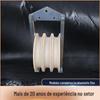 Poliéia de liberação de roda única cabo de aço com núcleo de aço fio de alumínio cabo de roldana tipo gancho de suspensão diâmetro grande três rodas cinco rodas
