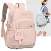 Mochila Transfronteriza para Estudiantes Nuevos Estudiante de Preparatoria Alta Apariencia Chica Bolso de Doble Hombro Reducción de Carga Protección de Columna Estudiante de Secundaria Mochila de Moda