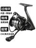 Serie Yongshun Ninja nuevo carrete de pesca spinning Luya sin espacio GT-S rueda para línea de pesca aleación de aluminio tallada copa poco profunda