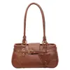 Bolso de Hombro para Mujer Estilo Coreano Moderno Genial Nicho Retro Bajo el Brazo 2026 Nuevo Bolso Baguette de Alta Gama Bolso de Hombro Simple de Moda