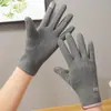 Guantes de Cuero con Pantalla Táctil para Hombre de Invierno, con Felpa Adicional y Engrosados para Prevenir el Frío, Cálidos y a Prueba de Viento, Antideslizantes para Ciclismo al Aire Libre, Guantes Grandes de Algodón al por Mayor
