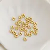 Relleno de Oro de 14K Color Duradero Cuadrado Retorcido Separador Redondo Engranaje de Flor Material para Abalorios Pulsera DIY Joyería