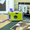 Câmera Infantil Retrô 135 Filme Fool Verde À Prova D'água Paperone Câmera de Filme Não Descartável