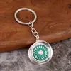 Chaveiro de Metal Criativo: Engrenagem Turbo, Cubo da Roda, Disco de Freio, Amortecedor, Pinça - Acessórios para Chaveiro de Carro Atacado