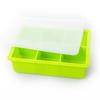 Caja de Silicona para Alimentos Complementarios para Niños Molde de Hielo de Silicona Dividido Congelado Almacenamiento Refrigerado Caja para Alimentos Complementarios Olla de Hielo