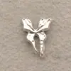 Acessórios de Unha em Liga de Cromo Borboleta Prata Mini Vazada Pequena Borboleta Strass Usável Decorações de Unha com Strass