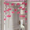 Cortina Decorativa para Habitación de Gato Kt con Lazo Rojo Explosivo Adornos Colgantes Corazón de Niña Cortina Divisoria Cortina de Cuentas Cortina de Puerta