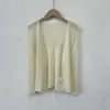Abrigo de calidad boutique estilo Miyake para mujer para primavera y otoño, cuello en V de alta gama, color liso, simple, moderno, cárdigan versátil para ir al trabajo