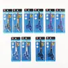 Tijeras Profesionales para Peluquería y Barbería Dientes Planos Tijeras Separadoras 6 pulgadas Pintura Plateada Set de Tijeras para el Cabello