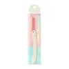 Cuchillo Plegable Chuanqier Portátil de Acero Inoxidable para Dar Forma a una Sola Ceja Herramienta Segura para Afeitar Cejas para Principiantes