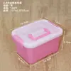 Caja de Almacenamiento Portátil Caja de Almacenamiento para Juguetes Infantiles Cajas para Bolitas de Lavandería Caja Organizadora de Plástico Transparente Caja de Almacenamiento de Escritorio