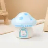 Luminária de Mesa Portátil Boneca Cogumelo Afiador de Lápis Caneta Simples Dormitório Estudante Carregamento USB Quarto Mesa Multifuncional
