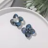 Moda de Corea del Sur cristal cosido a mano cuenta de uña flor de cuatro pétalos diy clip de borde de flor transparente accesorios para el cabello zapatos de mujer accesorios de flor al por mayor