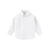 Camisa branca para meninos Nova camisa branca infantil Manga comprida Primavera e Outono Algodão Meninas Desempenho Confortável All-match Pele-friendly Desempenho