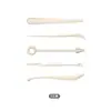 Paquete de materiales para manualidades de arcilla plástica de piedra, kit de herramientas para arcilla en forma de pastilla, tabla para presionar arcilla suave, rodillo, venta al por mayor