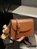 Bolso Pequeño de Textura Simple Estilo Coreano para Mujer Transfronterizo Otoño Nuevo Versátil para Hombro Cruzado Bolso Retro de Nicho