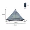 Mosquiteiro Hexagonal, Tenda Piramidal Grande de Seis Lados, Equipamento de Acampamento ao Ar Livre à Prova de Insetos, Equipamento Ultra-Leve à Prova de Insetos