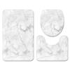 Set de Tres Piezas de Alfombrilla de Piso para el Hogar Impermeable Cojín en Forma de U Baño Absorbente de Agua Antideslizante Textura Hogar Alfombra Fabricante Listo para Enviar