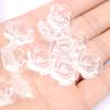 TikTok Caliente Transparente AB 19mm Rosa DIY Hecho a Mano Barroco Camelia Pegamento Crema Adornos Accesorios de Resina