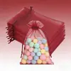 Bolsa de embalagem para sabonete artesanal, bolsa de rede com bolinhas perfumadas para sabonete, bolsa de rede respirável, bolsa de chifon, sachê, bolsa de sachê vazia, bolsa de rede