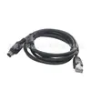 Cable de Red de Transmisión Gigabit Din Grande a Rj45 con Anillo Magnético Cable de Datos Anti-Interferencia Cable para Dispositivo Inteligente Digital