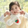 Processamento personalizado lenço do bebê de inverno de pelúcia quente lenço das crianças meninas quente coreano dos desenhos animados cachecol atacado