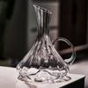 Decantador de Vinho Cisne Estilo Cascata de Ponta, Jarra para Decantação Rápida, Dispensador de Vinho, Garrafa de Vidro Premium para Vinho