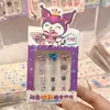 Adesivos de Unha Sanrio para Crianças, Arte de Unha Fofa e Divertida, Peças de Unha para Estudantes, Peças de Unha Doces, Unhas Vestíveis para Crianças