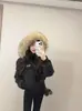 Jaqueta Curta de Inverno Americana para Mulheres 2025 Outono e Inverno Novo Estilo Cintura Afunilada Aparência Emagrecedora 90 Penas de Pato Branco Jaqueta Quente