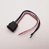 Conector USB tipo C de base hembra con cable de presión directa por inyección de pegamento de 4 pines. Conector hembra tipo C de base hembra impermeable de 6 pines.
