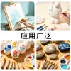 Conjunto de Pincéis Digitais para Pintura a Óleo de 10 Peças Mais Vendido Transfronteiriço, Pincéis Artísticos para Aquarela, Pincéis de Nylon com Cabo para Acrílico e Guache