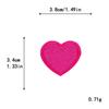 Parches Bordados de Corazón Negro Rosa Rojo Blanco Bordados por Computadora para Chaquetas de Plumas y Pantalones Parches Hechos a Mano DIY