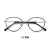 Armação de óculos artística retrô banhada a ouro para celebridade da internet, anti-luz azul, com incrustação de pérolas, perfil lateral elegante, pode ser equipada com lentes, direto do fabricante