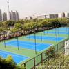Fabricante de material de camada elástica Silicon Pu para quadra de tênis de mesa, quadra de badminton, quadra de jardim de infância Silicon Pu
