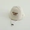 Sombrero de Bebé Estilo Coreano con Ala Ancha, Nuevo Modelo Primavera y Otoño, Lindo Sombrero de Pescador de Pana con Oso, Sombrero de Sol para Bebés y Niños Pequeños