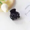 Presilha de Garra Pequena de Borracha Macia de Abóbora 2026 Novo Modelo Clip de Tubarão Elegante de Alta Qualidade Ferramenta de Fixação de Rabo de Cavalo Alto Acessório de Cabelo Grampo de Cabelo