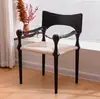 Silla de comedor medieval silla de diseño tejida silla de arte tejida creativa simple negra sillón para el hogar silla de cena