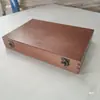 Caja de Madera Rectangular Retro Tapa abatible Almacenamiento de Escritorio Álbum de Fotos Caja de Madera Caja de Embalaje Delgada Papel A4 Venta Directa de Fábrica