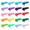 Toalhas de Mesa Plásticas Descartáveis Impressas Coloridas e Monocromáticas de Filme de Alumínio Pe para Venda por Atacado