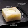 Portavelas Cubo de Jade Afgano de Cristal Natural con Forma de Elefante, Portavelas de Boda con Piedra Cruda Pulida en Forma de Corazón, Adorno de Decoración para el Hogar
