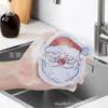 Esponja de Limpeza com Estampa de Natal Ferramenta Mágica para Lavar Louça Desenho Animado Fofo Removedor Mágico de Manchas para Limpar Panelas e Pratos