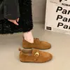 Mocasines Estilo Old Money Retro para Mujer 2026 Nuevo Otoño Slip-on Birkenstock Zapatos Individuales Suela Suave Versátiles Zapatos para Conducir