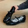 Zapatos Mary Jane retro estilo francés para mujer, nueva colección primavera/otoño 2026, zapatos de punta redonda que aumentan la altura, modernos y versátiles para el trabajo